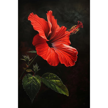 Red Flower Painting